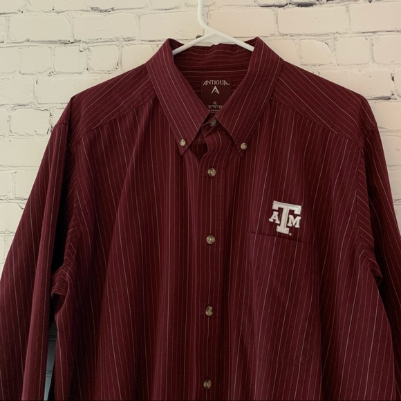 Texas A&M University men’s long sleeve button down shirt | size Extra Large - Picture 3 of 10